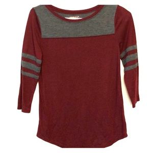 Mid sleeve Baseball T-shirt